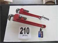 10" & 14" Steel Pipe Wrenches