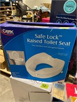 Carex safe lock raised toilet seat