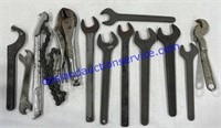Variety of Wrenches, Vise Grips, Etc..