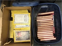 2 boxes including National Geographic magazines
