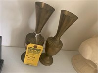 BRASS VASES - 11''