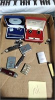 Pocket knives and lighters