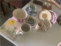 ASSORTED CUPS, SAUCERS, PLATES, ETC