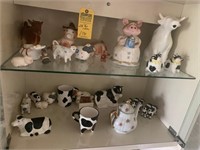 ASSORTED FIGURINES - PIGS, COWS, ETC
