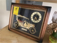 FRAMED 1910 TOURING CASE WITH CLOCK
