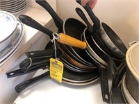 ASSORTED FRY PANS