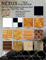 Achim Home Furnishings Nexus 12-Inch Vinyl Tile