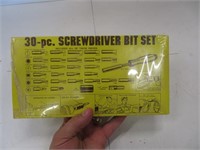 New screw driver bit set