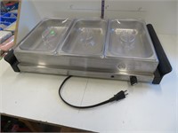 Electric warming tray