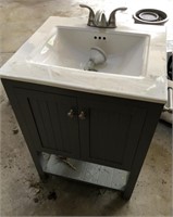 Sink and cabinet
