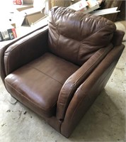 Leather chair brown