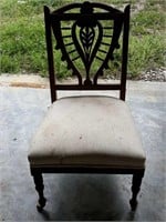 Carved Vict. Chair