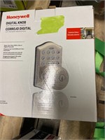 Honeywell door knob with electronic keypad