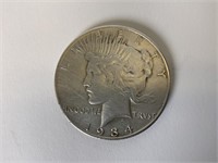 1934 S Peace dollar