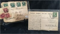 Vintage Post Cards w/Stamps