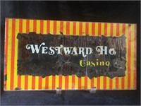 Westward Ho Casino Glass Sign