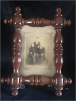 Old Wooden Frame W/1900's Photo