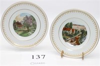 The Currier & Ives Plate Collection-nine 8"