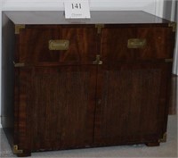 Henredon 2-drawer and 1-door chest 29.5" tall x
