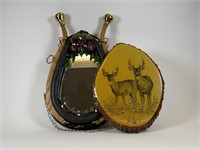 Deer clock & Decorative mirror