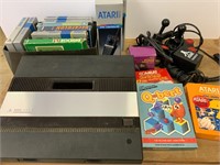 Atari 5200 game console & games