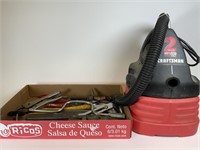 Craftsman Wet/Dry vac & Asst tools