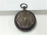 Antique Fine Silver Pocket Watch Case Only. Both