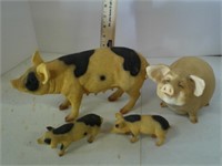 ceramic pig lot