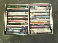 2 boxes of dvds