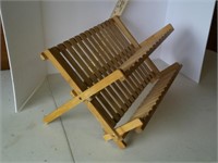 wooden drying rack