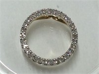 14k Gold Diamond Pendant