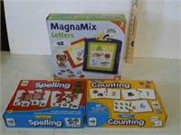 all new in box kids learning games/activities