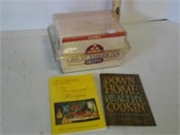 cook books and receipe cards