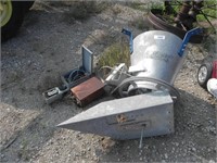 Grain Spreader w/ Motor & Electrical Boxes