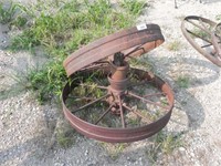 Vintage 28" Iron Wheels
