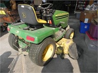 JD Mod. 345 Riding Mower, 54" Cut, 20 HP Liquid