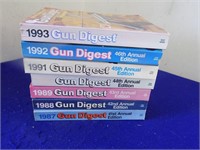 1987-1993 Gun Digest Annuals-excellent/near mint