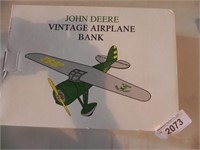 JD Vintage Airplane Bank