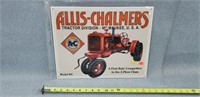 Allis-Chalmers Tin Sign