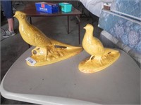 Ceramic Yellow Pheasants (Holland)