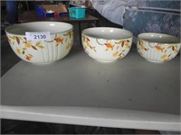 Jewel Tea Nesting Bowls - Set of 3