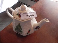 Sadler England Christmas Teapot