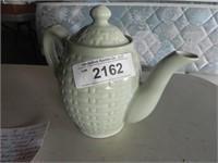 Weller Teapot, Pottery Woven Design
