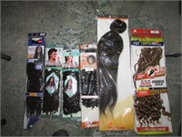 ASSORTED HAIR WEAVE PIECES