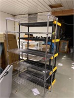 5 tier metal wire shelving