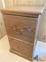 Two Drawer File Cabinet and Mail Keeper