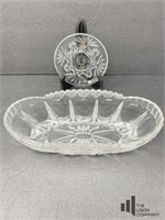 Crystal Bowl & Mini Plate