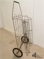Antique Wire Grocery Cart