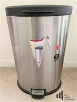 Stainless Hands Free Trash Can
