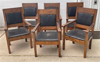Arts & Crafts DeMoulin Bros. Fraternal Chairs